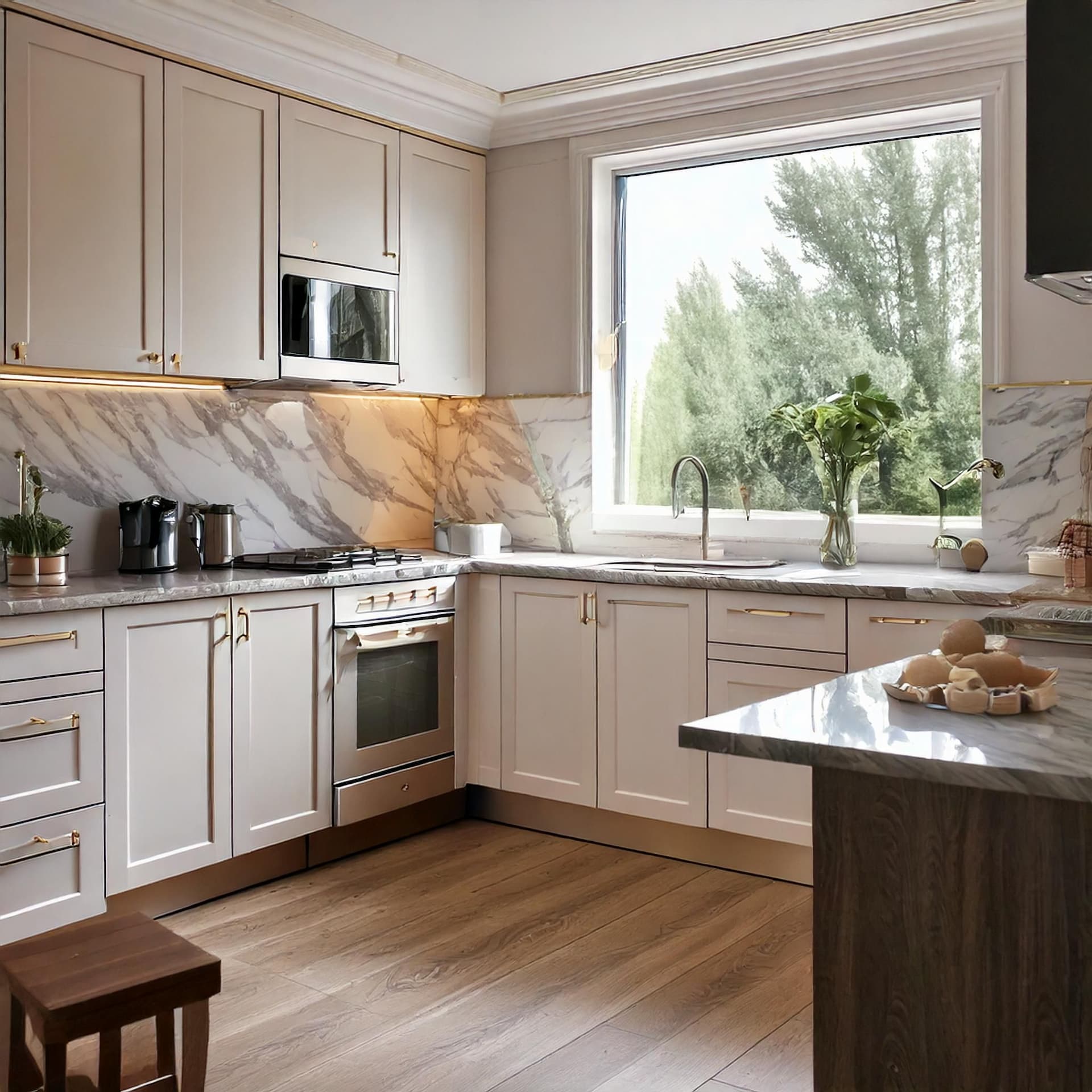 Cuisine rénovée entre charme classique et touches modernes